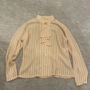 Brand New Stripped Vintage Style Blouse